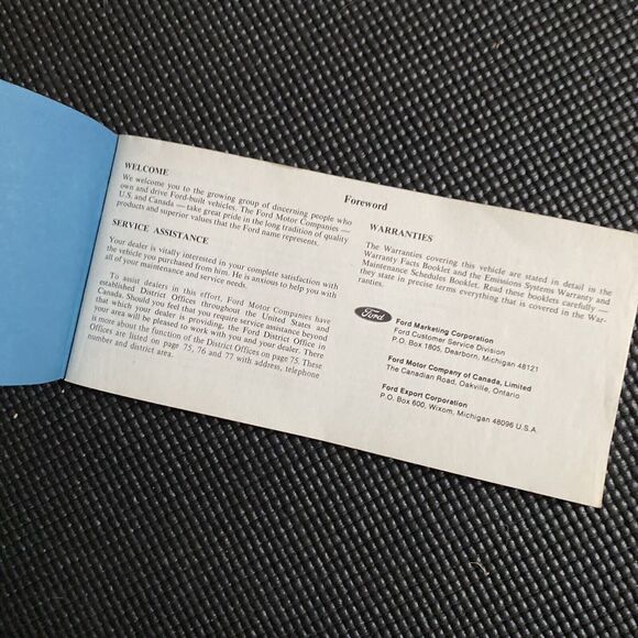 Ford 1973 Owners Manual VTG Performance American Made - Picture 7 of 9